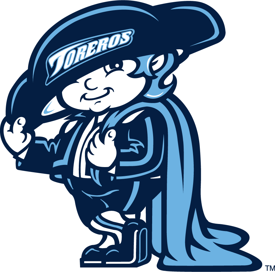 San Diego Toreros 2000-2006 Mascot Logo diy DTF decal sticker